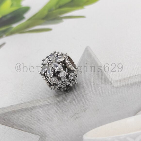 Pandora Sparkling Herbarium Cluster Round Charm - Picture 4 of 5
